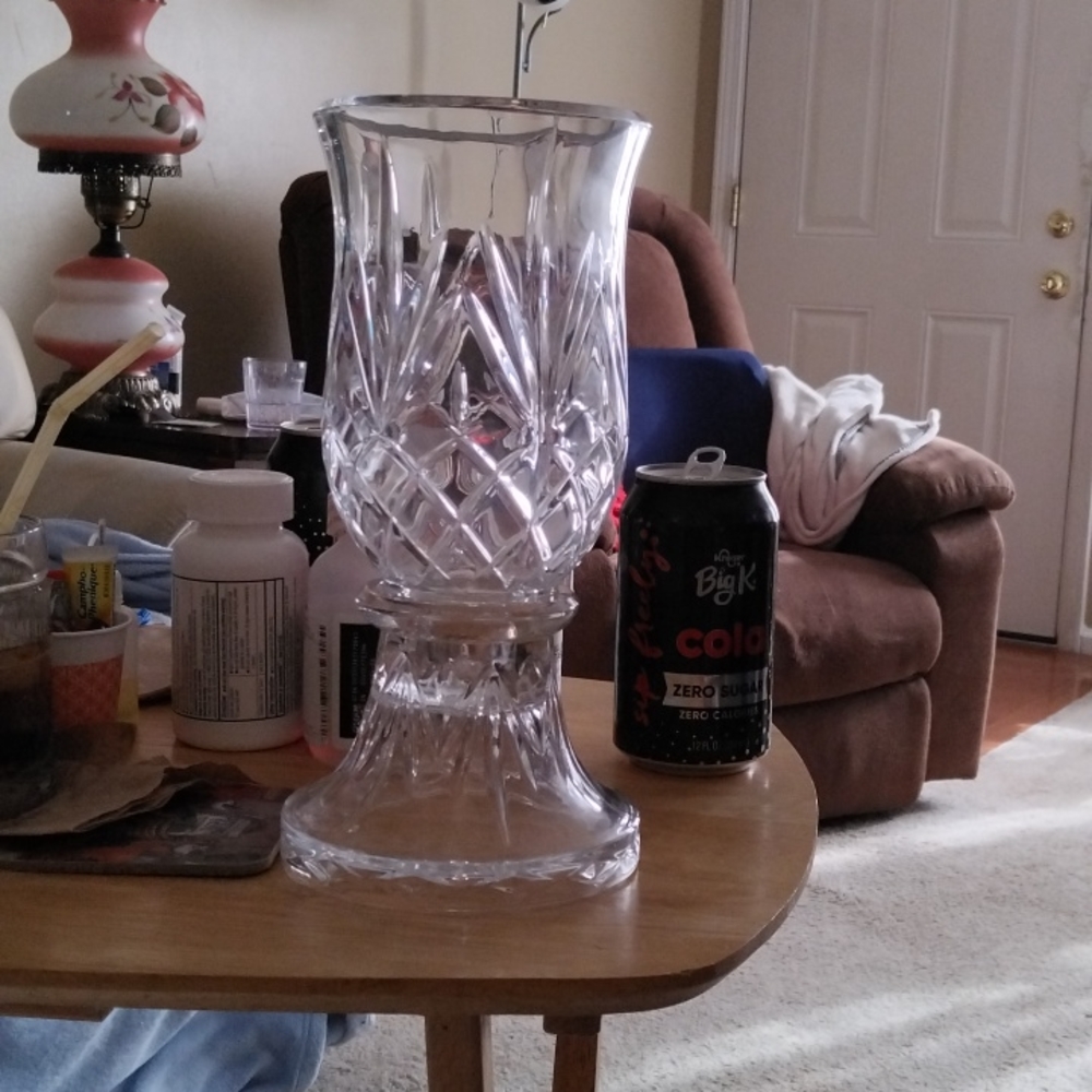 Crystal candle holder